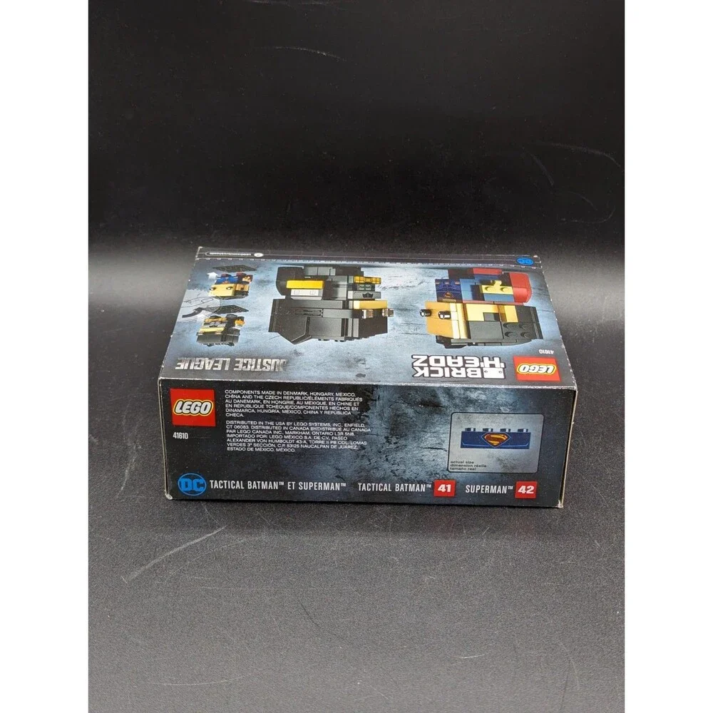 LEGO Brickheadz 41610 Tactical Batman & Superman Sealed Retired